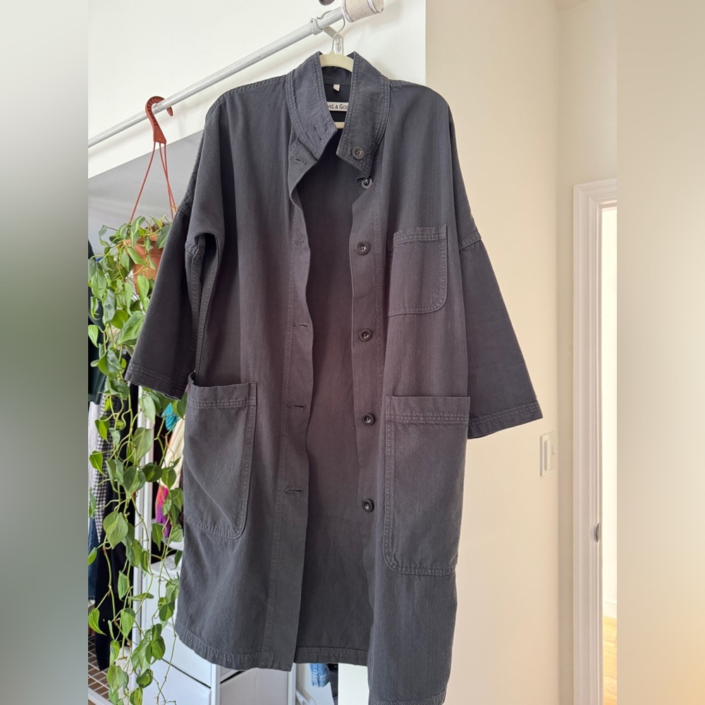 Gravel and Gold Yuba Coat Asphalt Size 0 / Small - Picture 4 of 12
